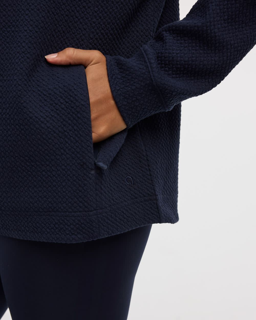 Tunique à capuchon en jacquard - Hyba