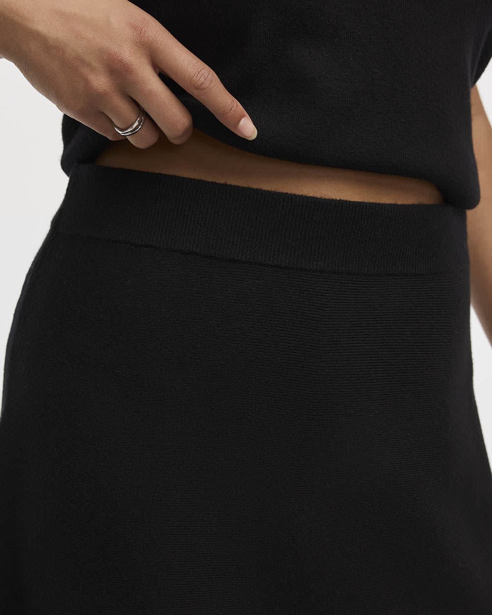 Mini jupe avec taille élastique