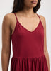 Sleeveless V-Neck Midi Dress