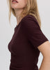 Long-Sleeve Crew-Neck Ribbed T-Shirt - R Essentials