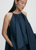 Sleeveless Scarf Blouse