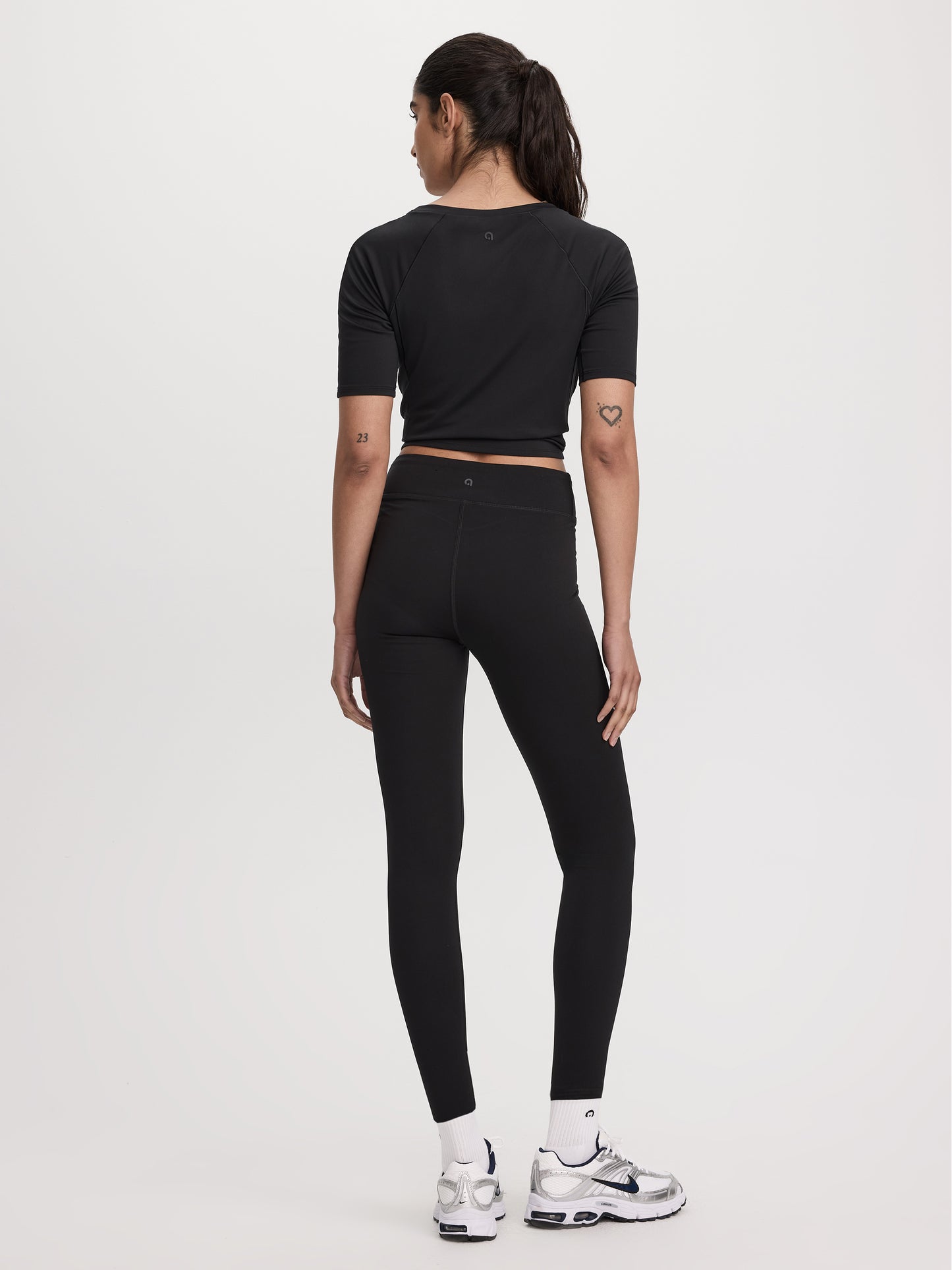 Legging with Cross-Over Waistband