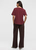 Crew-Neck T-Shirt Blouse