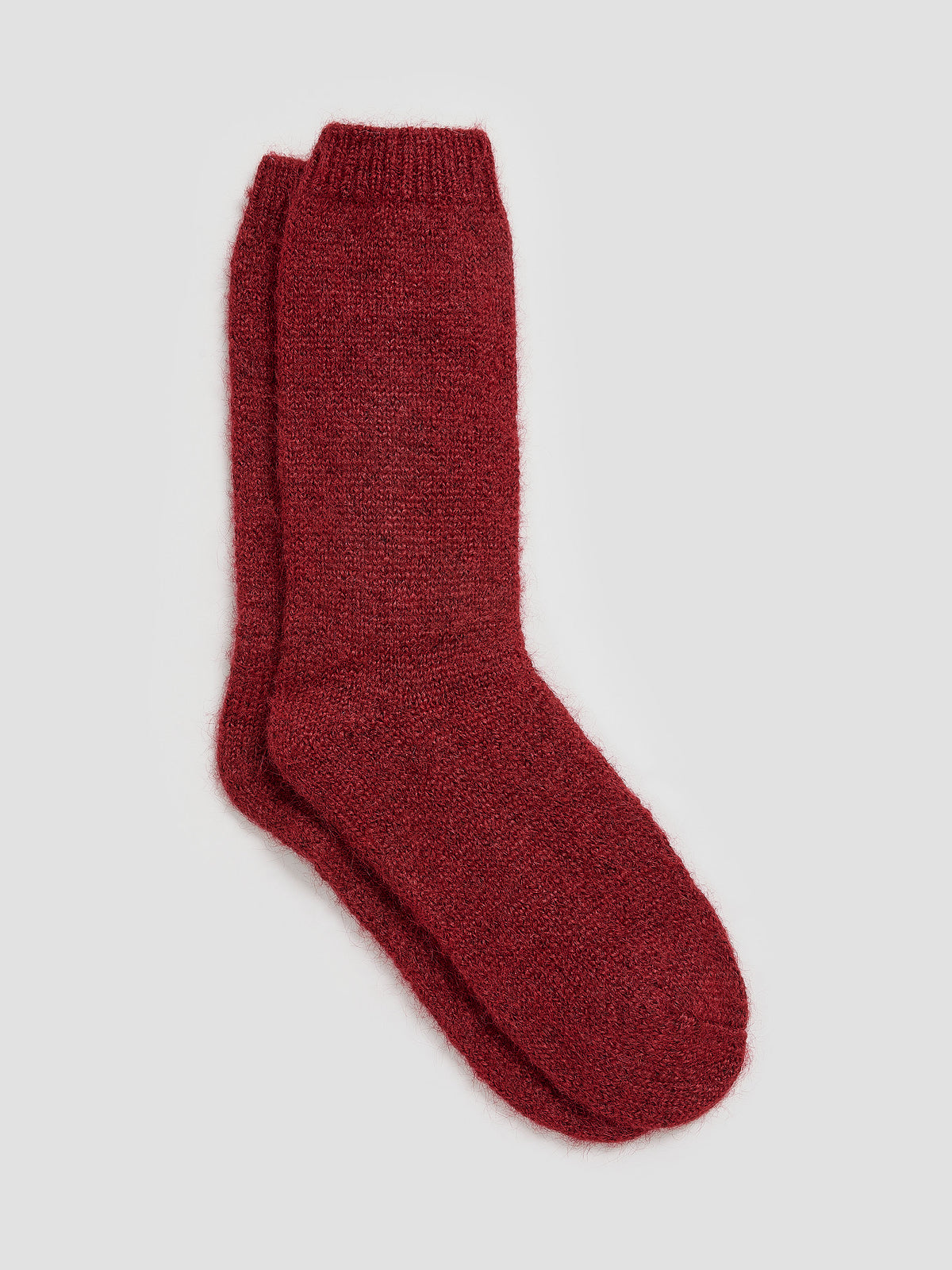 Bas classiques en tricot pelucheux