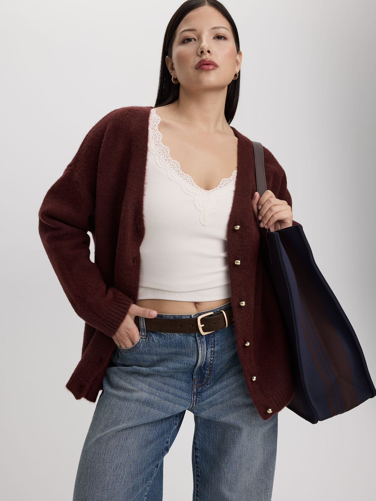 V-Neck Cardigan