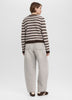 Crew-Neck Crop Cardigan