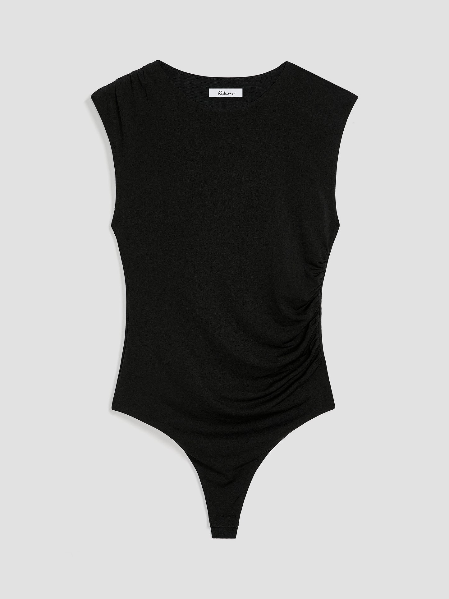 Sleeveless Crew-Neck Bodysuit