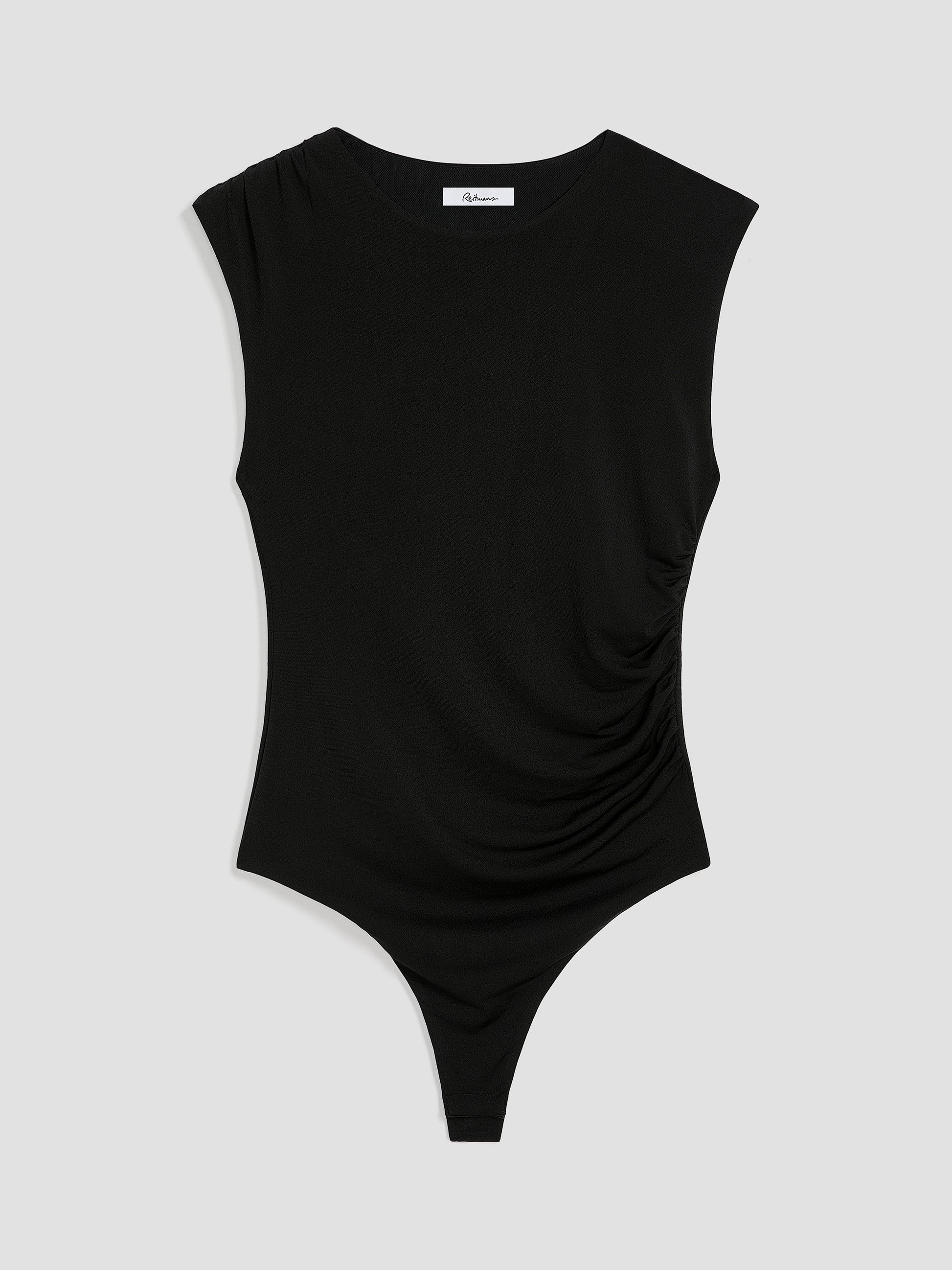 Sleeveless Crew-Neck Bodysuit