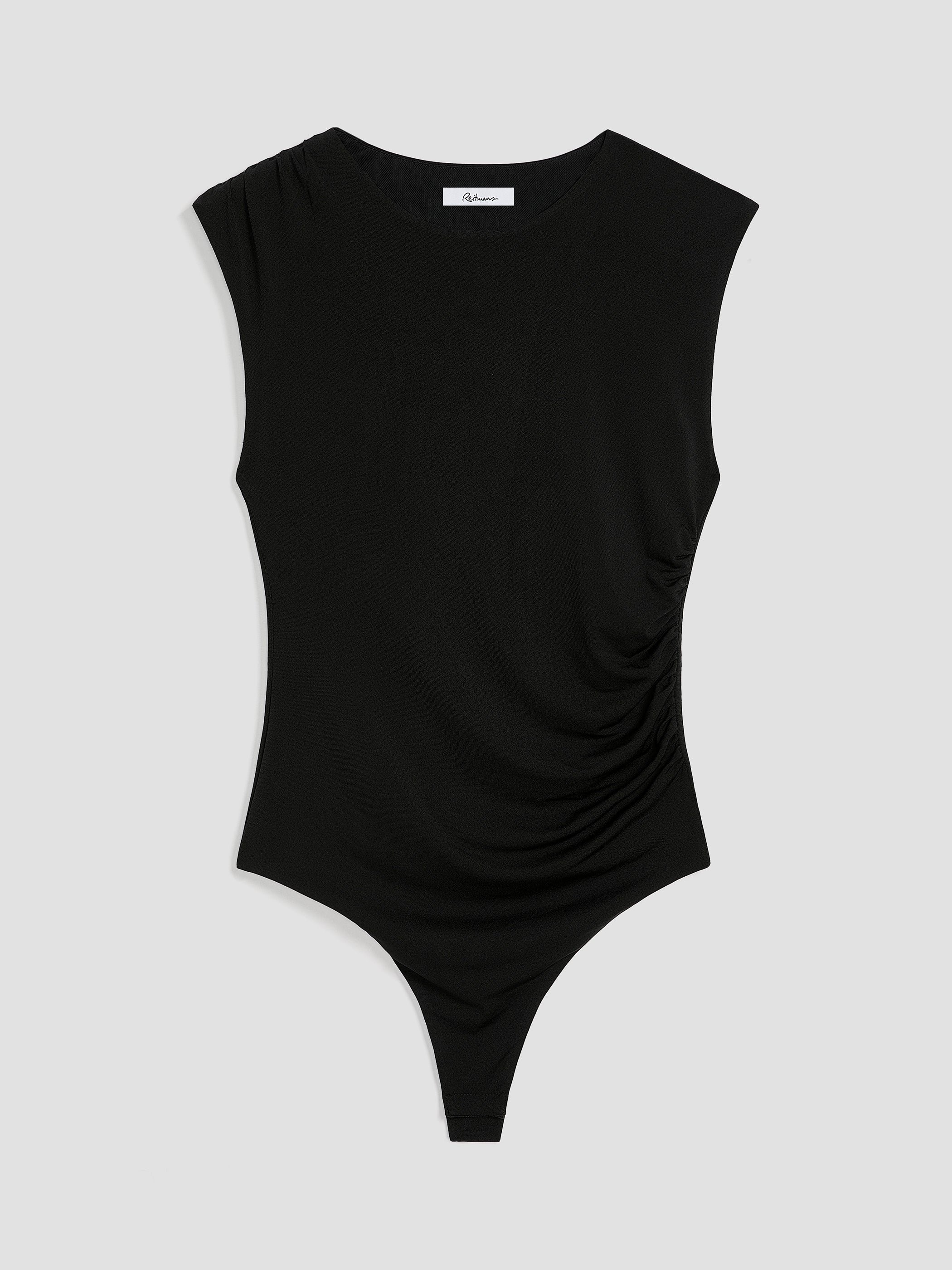 Sleeveless Crew-Neck Bodysuit
