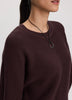 Long-Dolman-Sleeve Crew-Neck Pullover