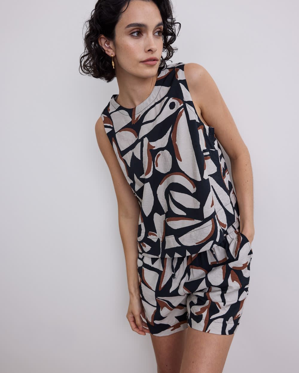 Camisole à col rond