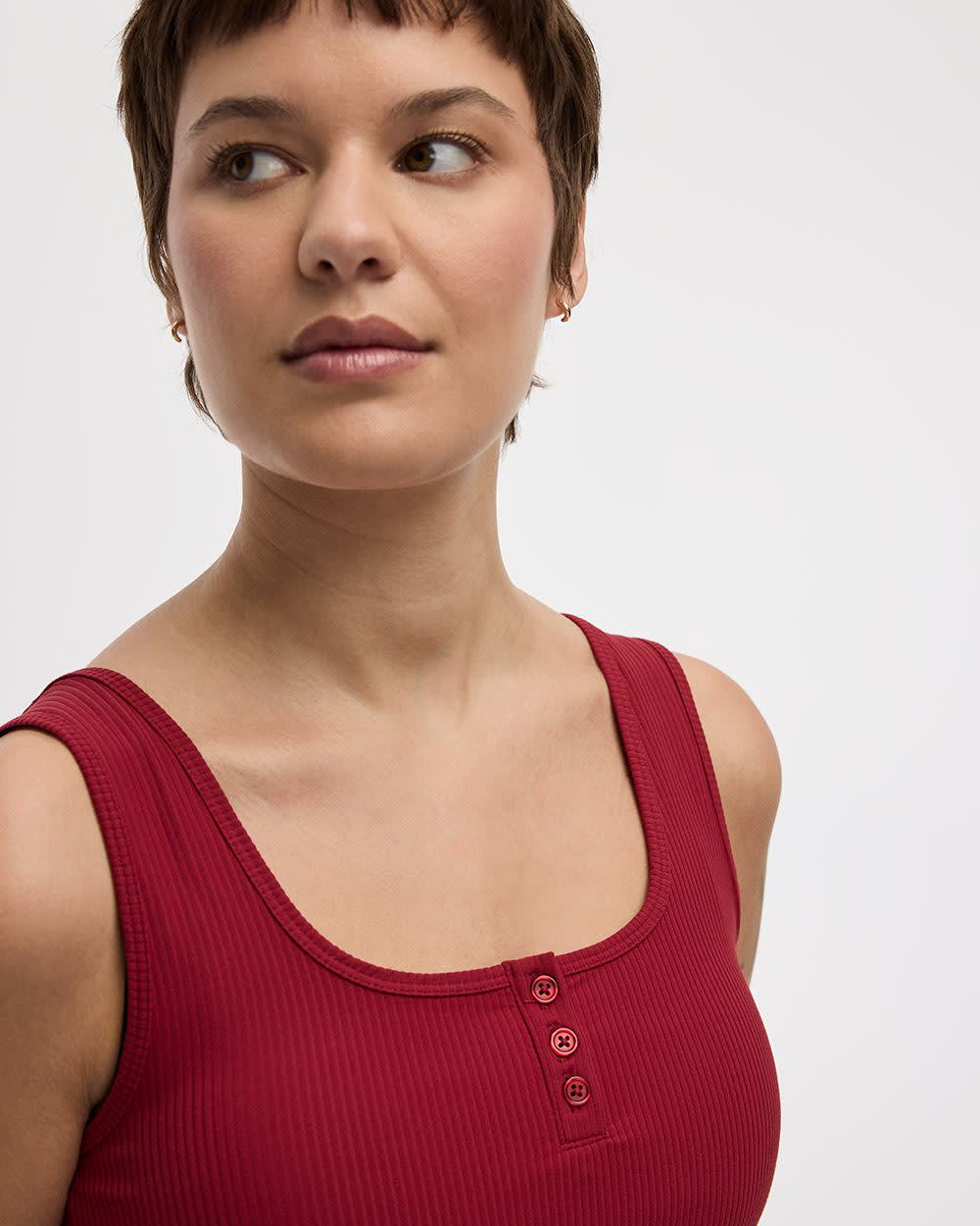 Short Ribbed Tank - Hyba