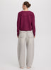 Crew-Neck Cardigan