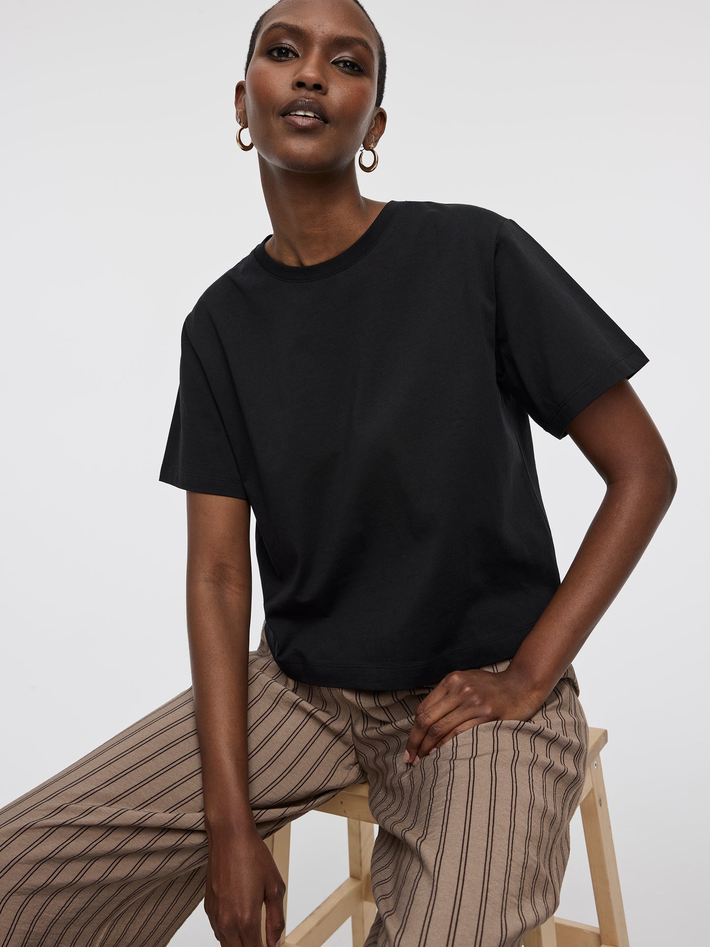 Crew-Neck Boxy T-Shirt