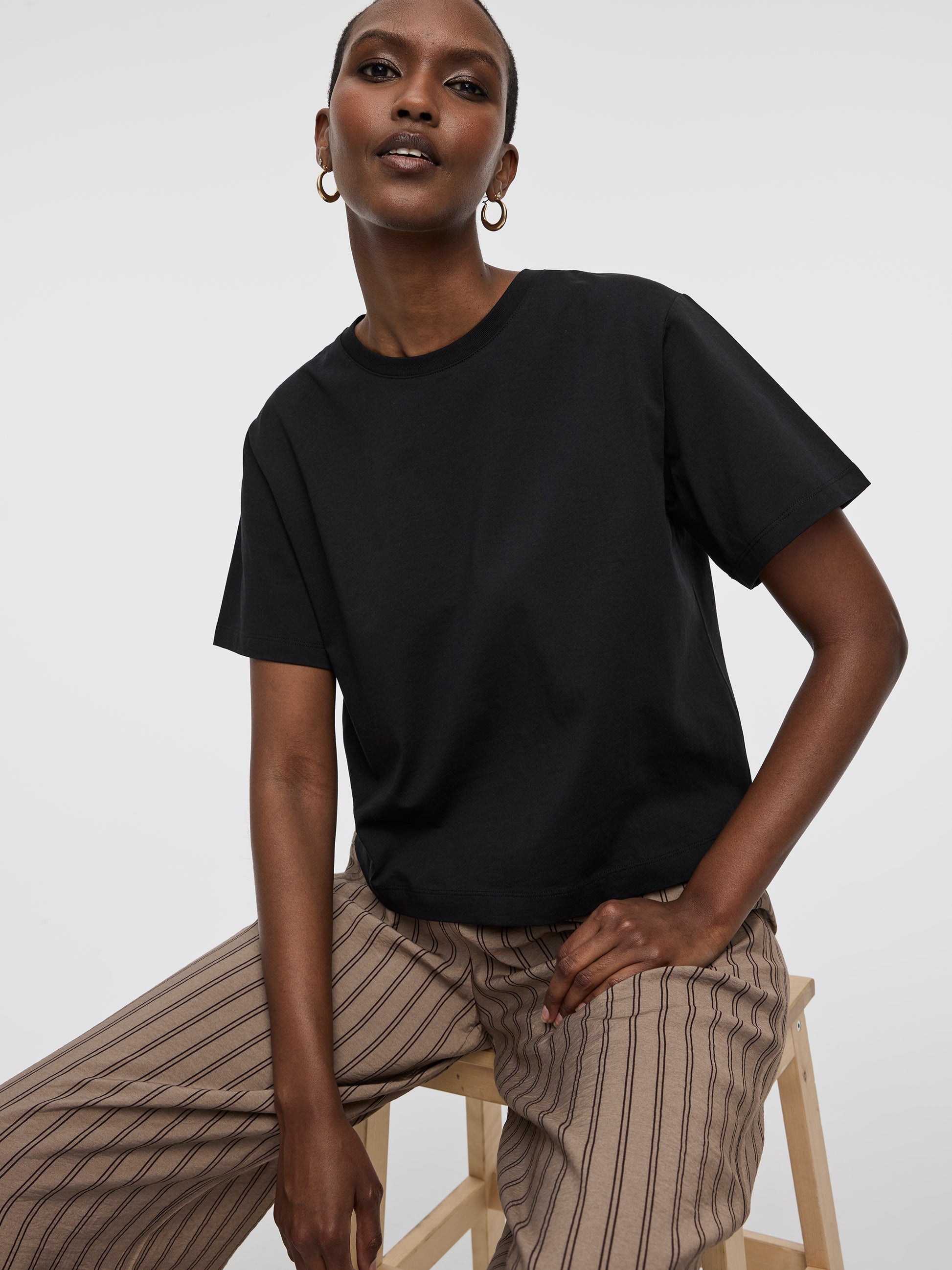 Crew-Neck Boxy T-Shirt