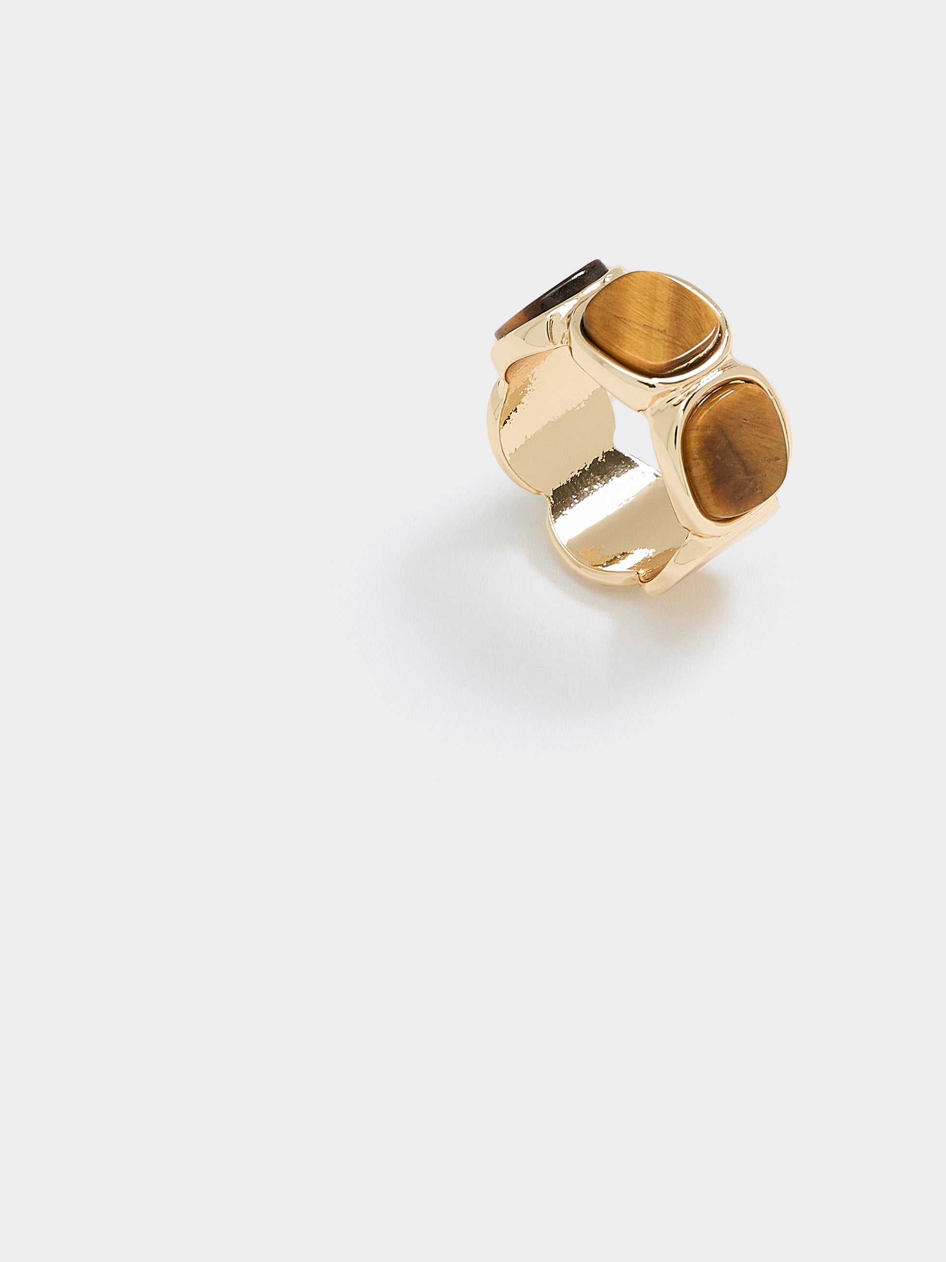 Ring with Tiger Eyes