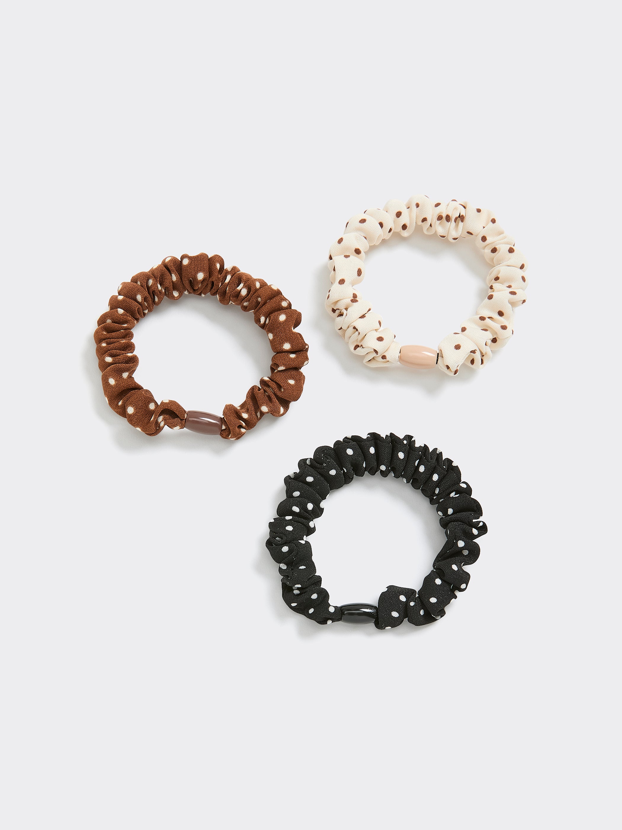 Chouchous à pois - Ens. de 3