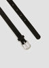Skinny Faux Pony Hair Belt