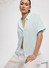 Buttoned-Down Gauze Shirt