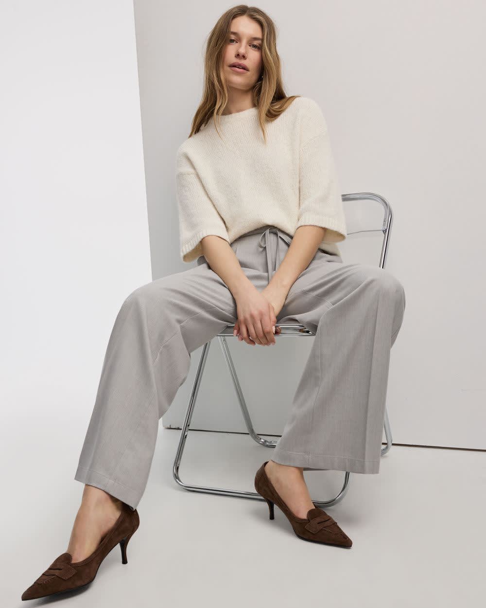 Wide-Leg High-Rise Pant - The Timeless