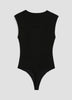 Sleeveless Crew-Neck Bodysuit