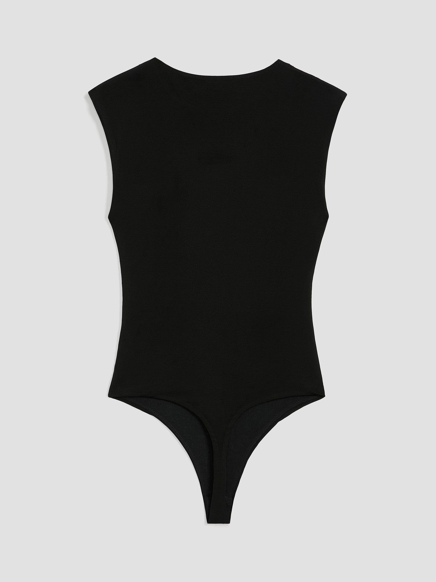 Sleeveless Crew-Neck Bodysuit