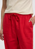 Wide-Leg Linen-Blend Pant