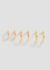 Stainless Steel Hoop Earrings – Set of 3