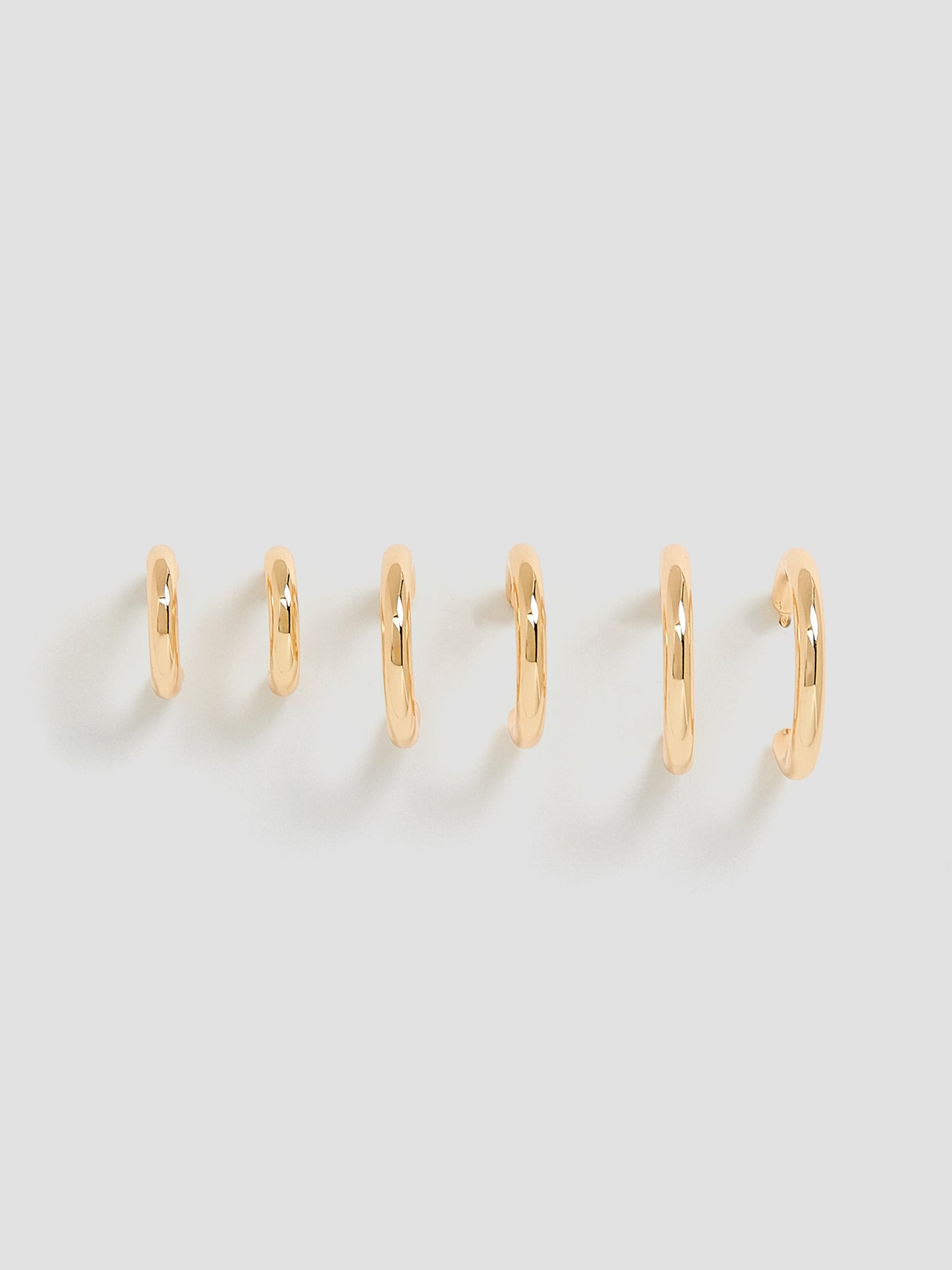 Stainless Steel Hoop Earrings – Set of 3