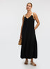 Sleeveless Maxi Dress with Contrast Straps