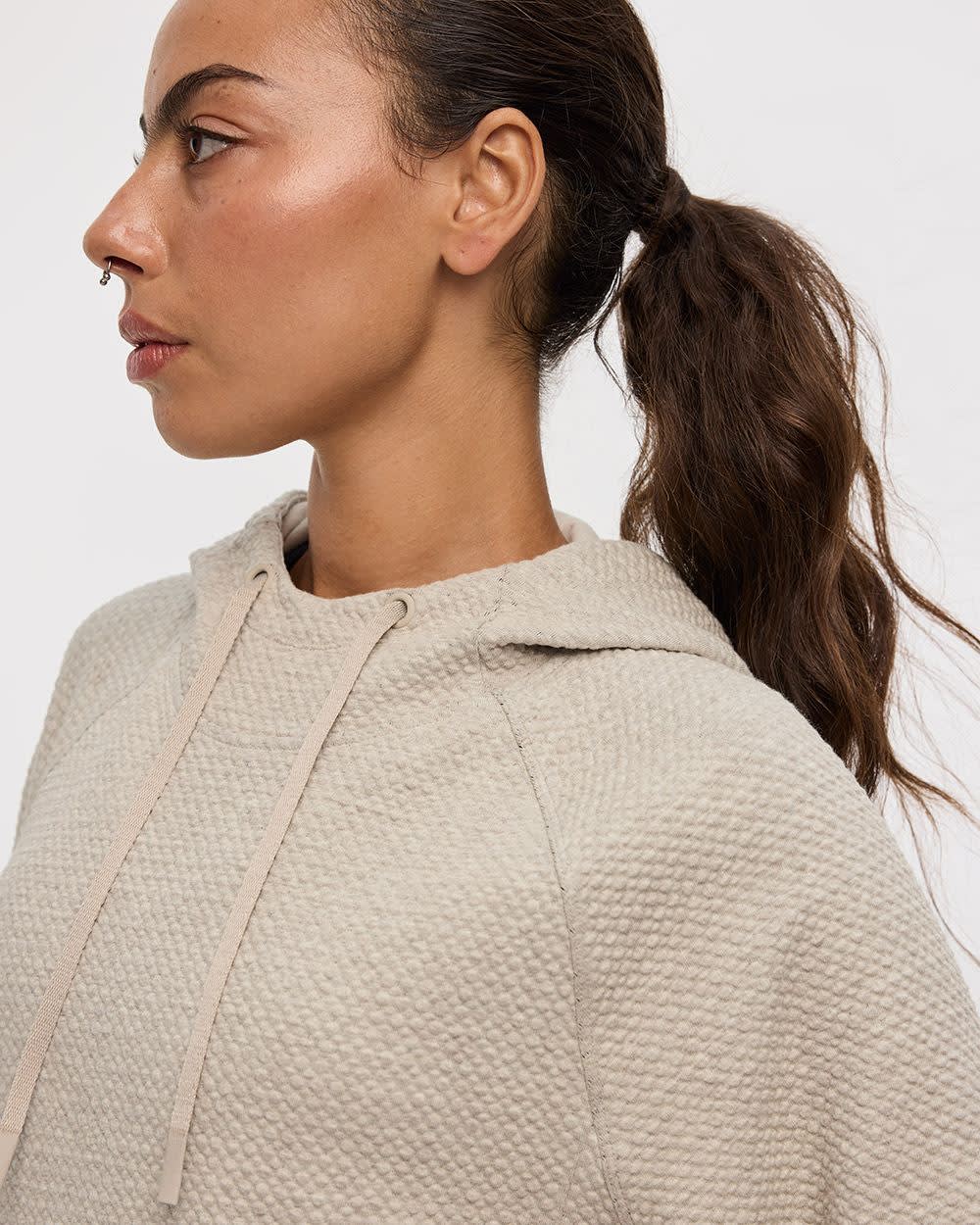 Tunique à capuchon en jacquard - Hyba