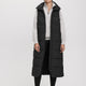 Long Quilted Sleeveless Vest - Hyba