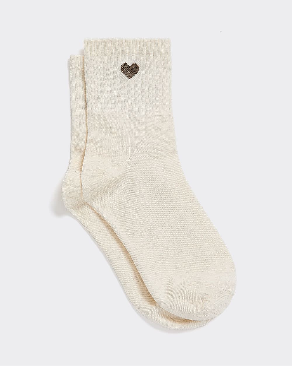 Bas chevilles côtelés