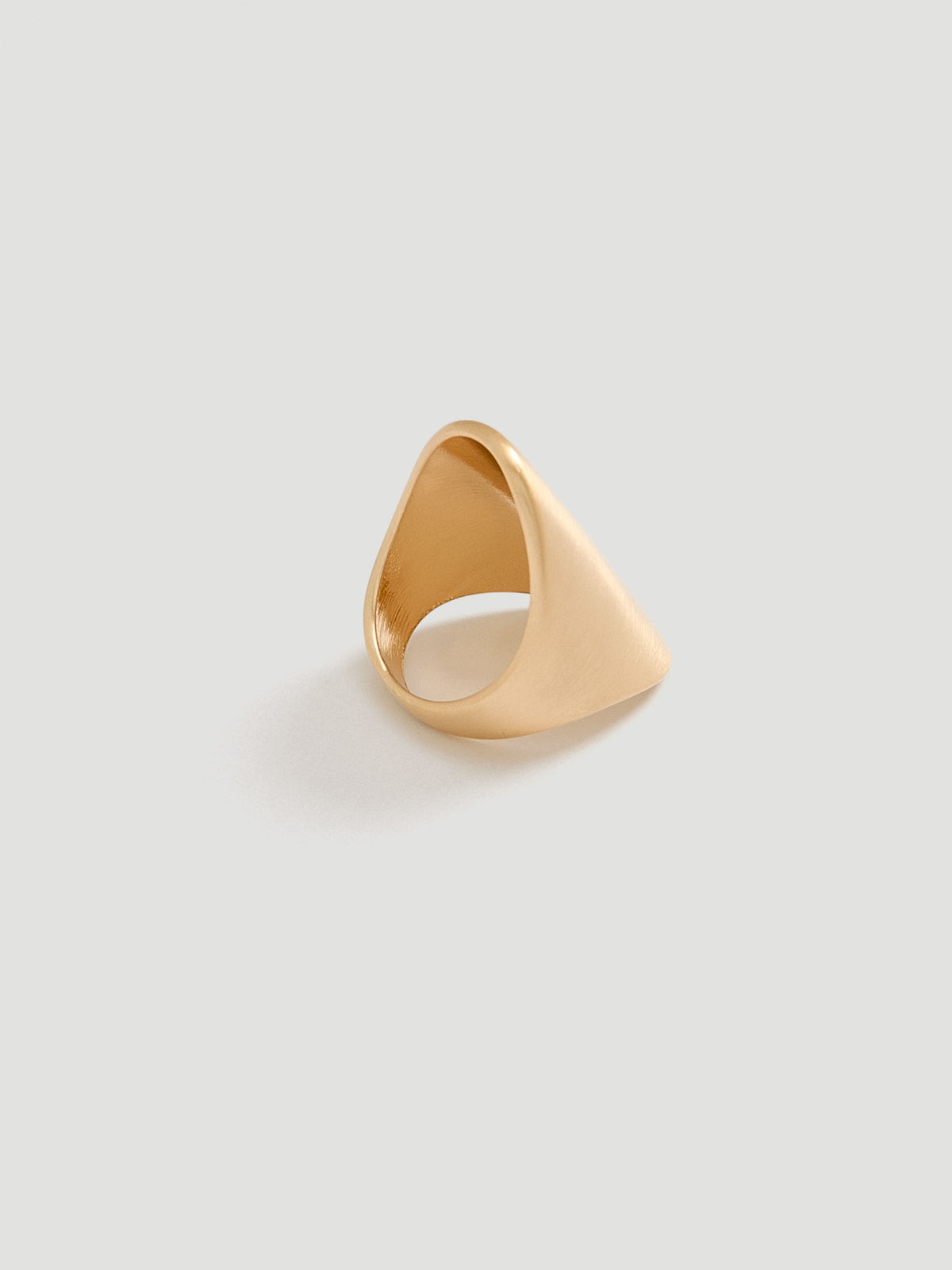 Oval-Top Signet Ring