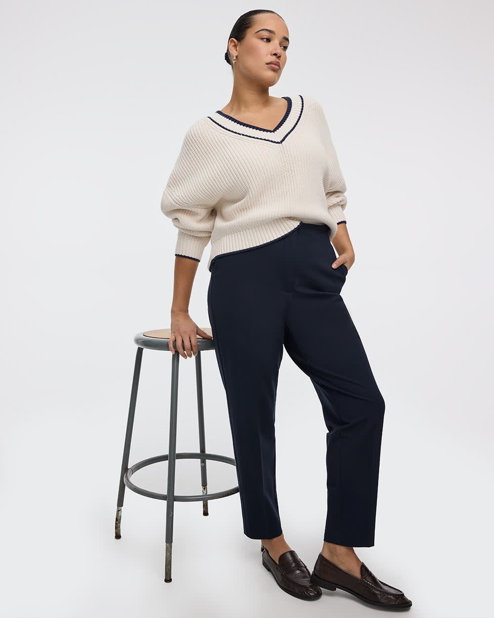 Slim-Leg High-Rise Pant - Curvy Fit