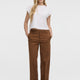 Mid-Rise Straight-Leg Cuffed Chino Pants