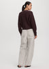 Long-Dolman-Sleeve Crew-Neck Pullover