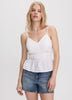 V-Neck Peplum Cami