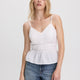 V-Neck Peplum Cami