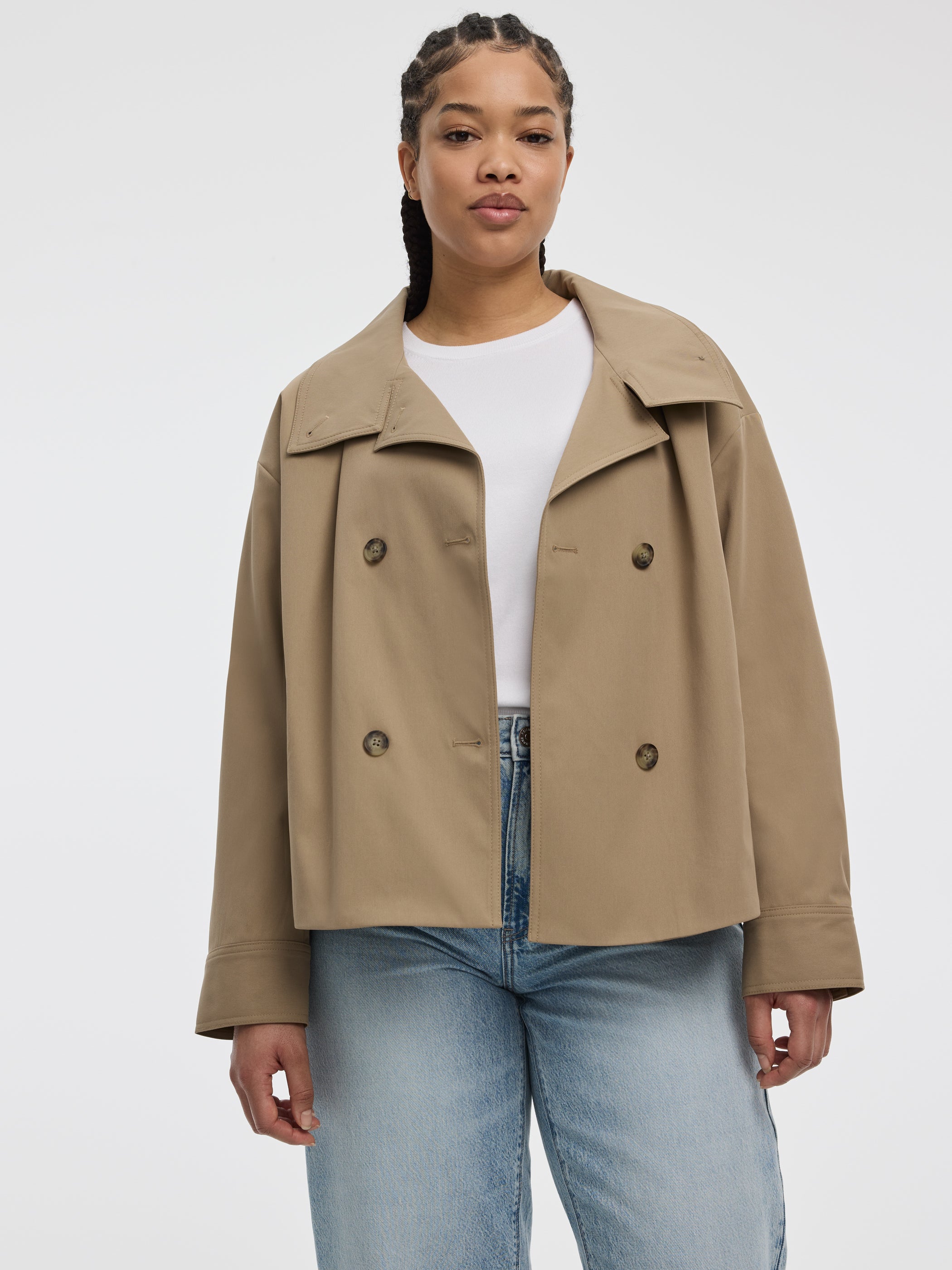 Women's Water-Repellent Short Mock-Neck Coat – Reitmans