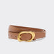Skinny Belt with Organic Buckle