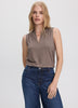 Sleeveless V-Neck Top