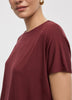 Short-Dolman-Sleeve Boat-Neck T-Shirt