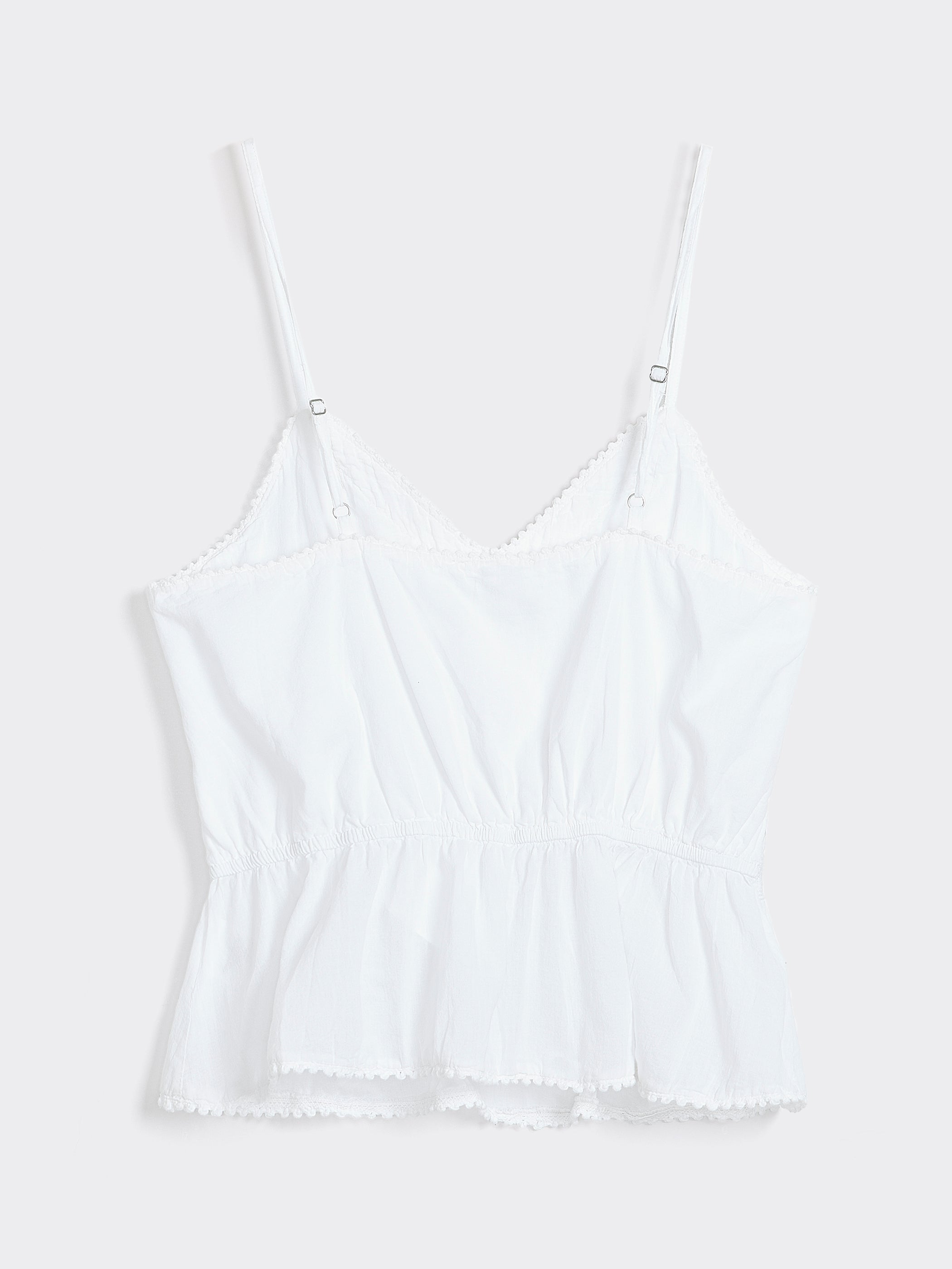 V-Neck Peplum Cami