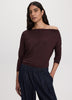 Long-Sleeve Off-the-Shoulder Top