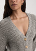 Long-Balloon-Sleeve V-Neck Cardigan