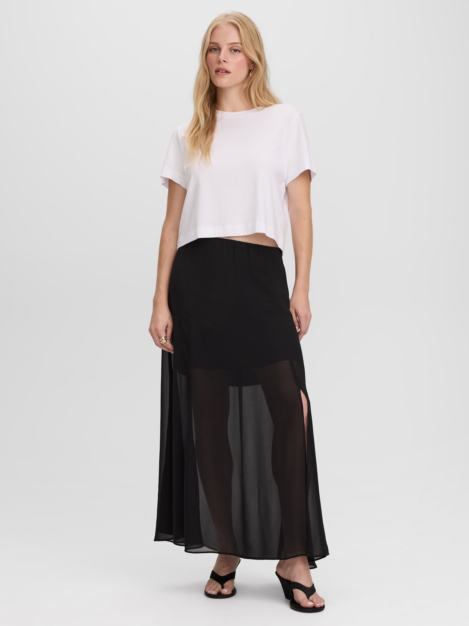Maxi Chiffon Skirt