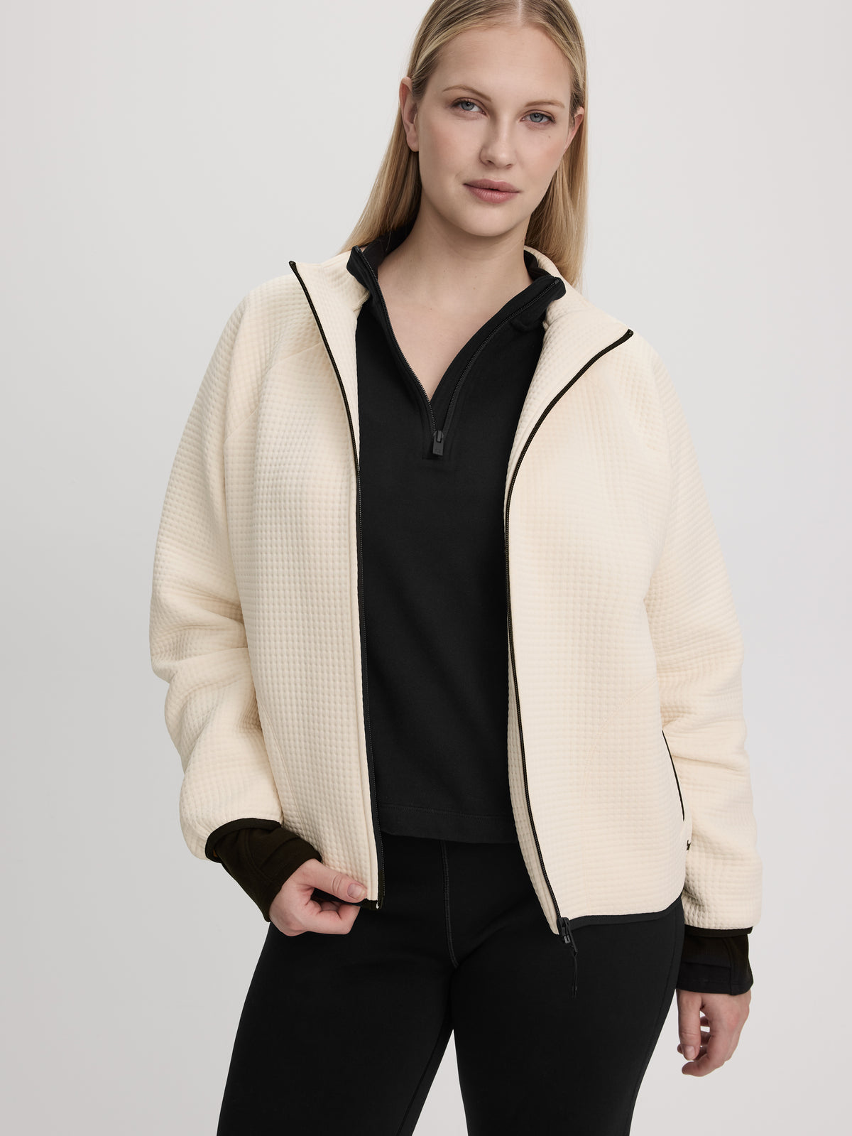 Veste en tricot gaufré - Hyba
