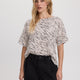 Crew-Neck T-Shirt Blouse