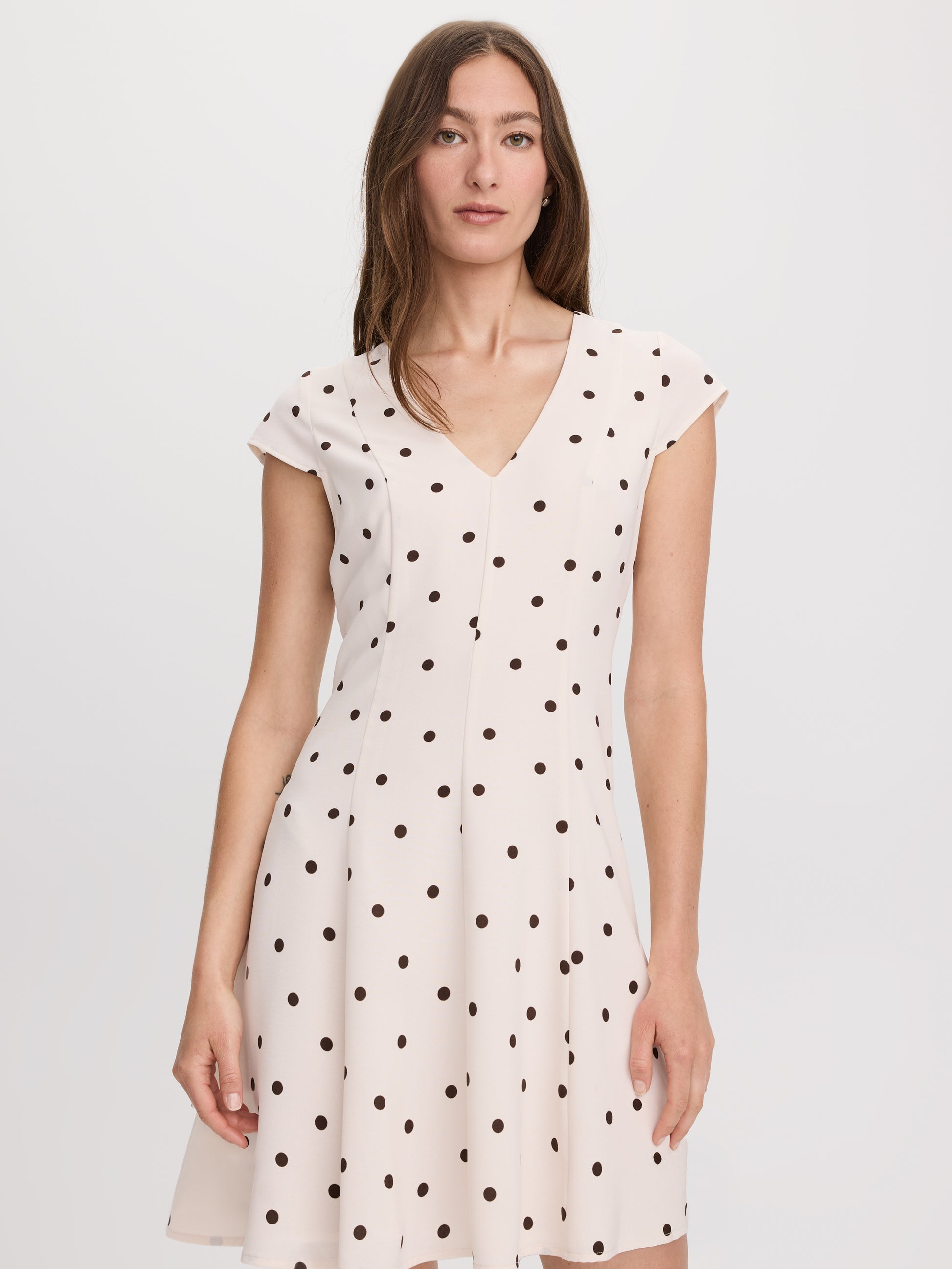 Shortsleeve V-Neck Dress